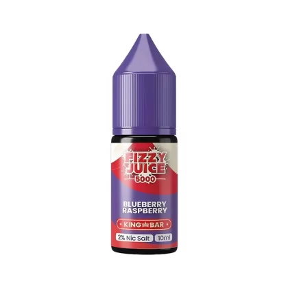 King Bar Fizzy Juice 5000 Blueberry Raspberry E Liquid 10ml - Nicotine Strength#20mg>10mg