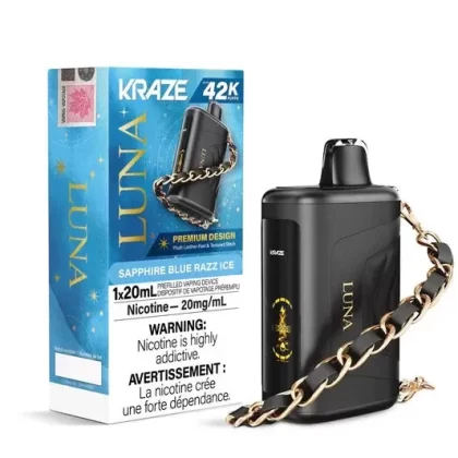 Puffgogo GO8000 Disposable 8000 Puffs – Blue Razz Ice