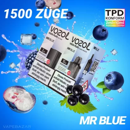 Vozol Vista Plug – Mr. Blue Prefilled Pod - Vapebazar