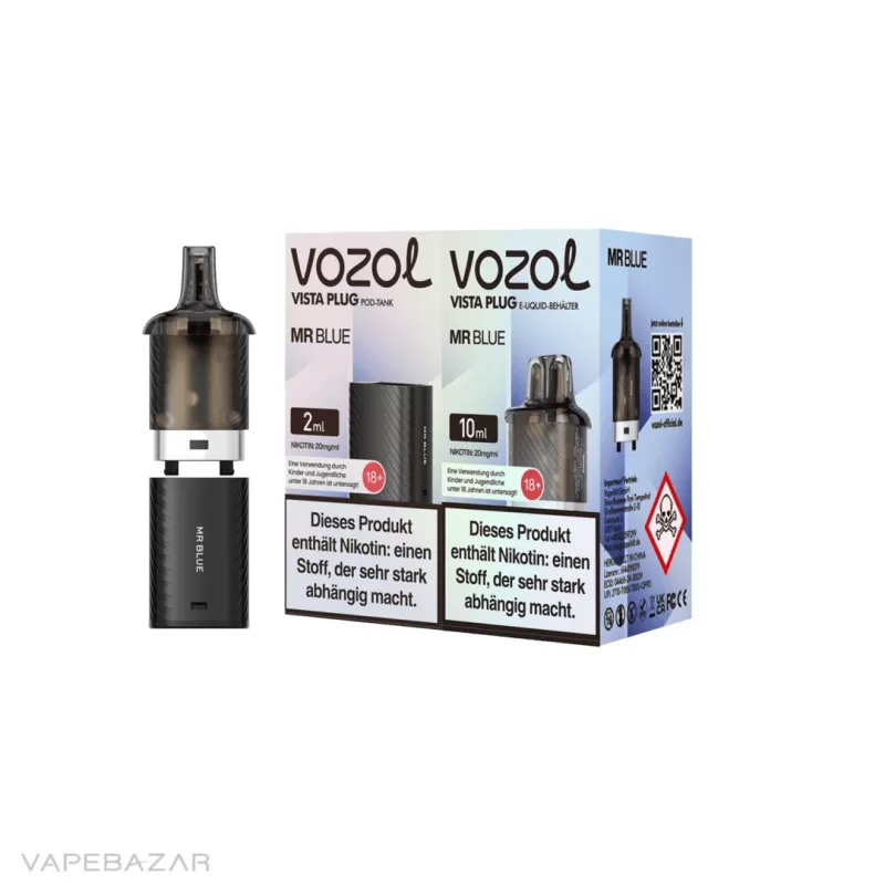 Vozol Vista Plug – Mr. Blue Prefilled Pod - Vapebazar - Image 3