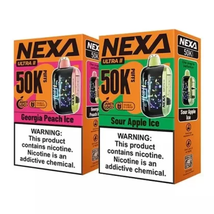 Nexa Ultra II 50K Disposable - provape_pod_flavor#Choose an Option...>BP>Black Cherry>Blue Razz Ice>Blueberry Watermelon>Fcuking Fab>Georgia Peach Ice>Miami Mint>Sour Apple Ice>Strawberry Co