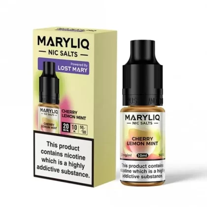 Lost Mary Maryliq Cherry Lemon Mint E Liquid – Lost Mary Maryliq Series (10ml)