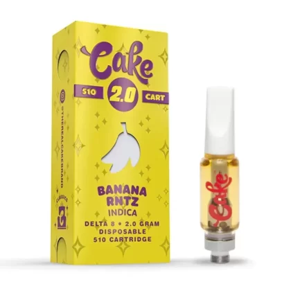 THC Vape Cartridge – Cake 2000mg Banana Runtz THC Cart 95%THC