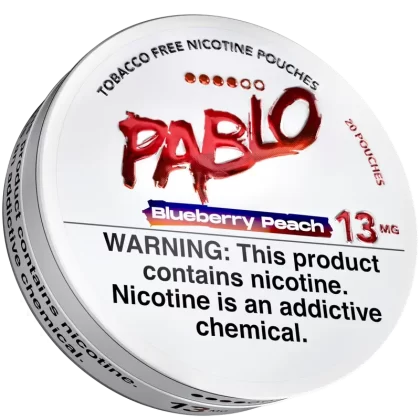 Pablo Blueberry Peach 13mg Nicotine Pouches (5 Pack)