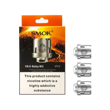 Smok TFV8 X-Baby Replacement Coils - X-Baby M2 – 0.25Ω, X-Baby Q2 – 0.4Ω