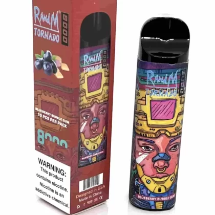 Tornado R&M Blueberry Bubble Gum (8000 Puffs)