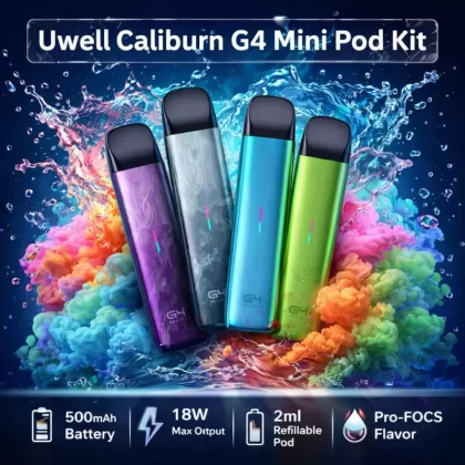 Uwell Caliburn G4 Mini Pod Kit - Paddy Green / 0.4ohm (3ml)