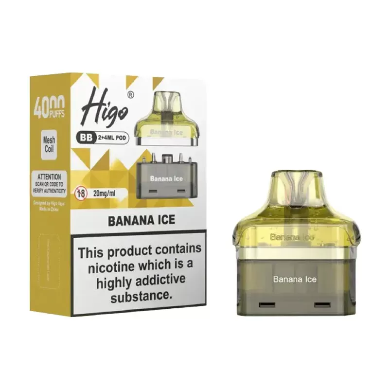 Higo BB 4000 Puffs Prefilled Pods - Box of 5 - Rainbow Candy - Image 2
