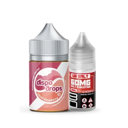 Dispo-Drops – Litchi Raspberry Nic Salt Combo
