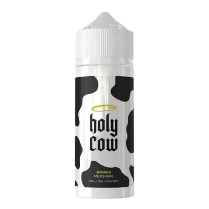 Holy Cow 100ml Shortfill E-Liquids - Flavour#Salted Caramel Milkshake>Peanut Butter Milkshake>Melon Milkshake>Banana Milkshake>Pistachio Almond Milkshake>Strawberry Milkshake (5522E3)