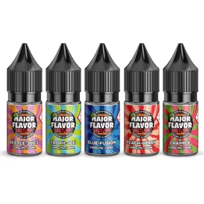 Major Flavour 20 mg Nic Salt E-Liquid – 10 ml Fruchtige Explosion (60VG/40PG)