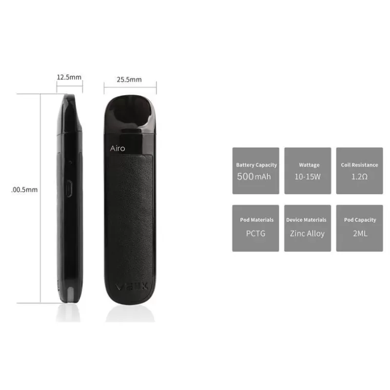 VEIIK AIRO Pod System Kit - VEIIK - Rainbow Black - Image 3