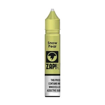 SNOW PEAR NICOTINE SALT E-LIQUID BY ZAP! - Nicotine Strength#10ml Bottle - 10mg Nicotine>10ml Bottle - 20mg Nicotine
