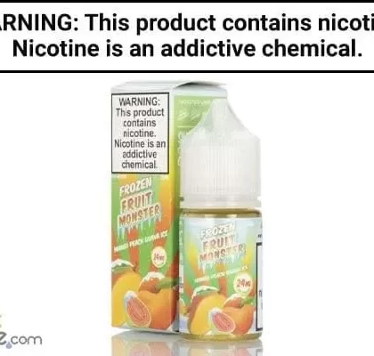 MANGO PEACH GUAVA ICE BY FROZEN FRUIT MONSTER SALT NIC 30ML - Vapejuice
