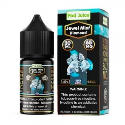 Jewel Mint Diamond Nicotine Salt by Pod Juice Bold - Size#30ml~Nicotine#65MG