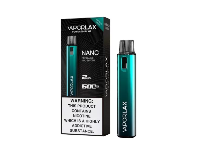 Vaporlax Nano Refillable Pod System Vape Kit