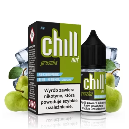 Liquid Chill Out Salt 20mg 10ml Gruszka Ice