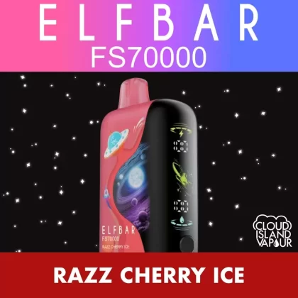 ELF BAR FS70K Disposable Vape – Razz Cherry Ice