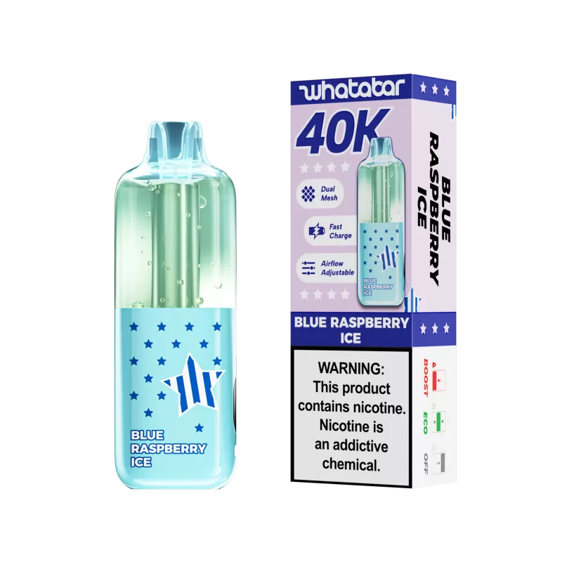 Assembled in USA | whatabar linko 40K Puffs Disposable Device - 40,000 Puffs - Strawberry Ice - Image 2