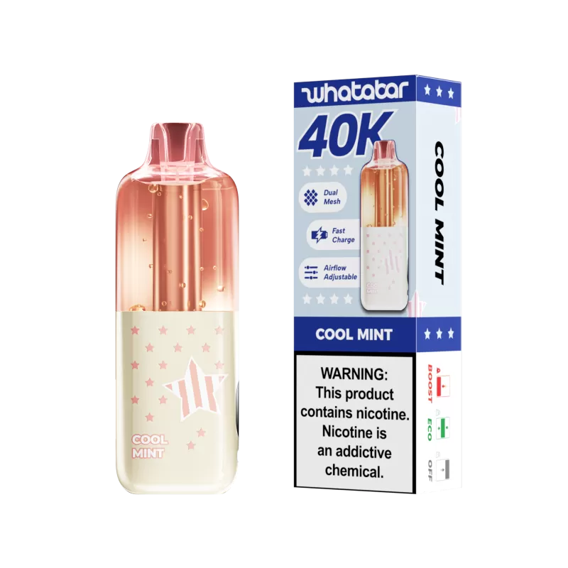 Assembled in USA | whatabar linko 40K Puffs Disposable Device - 40,000 Puffs - Strawberry Ice - Image 3