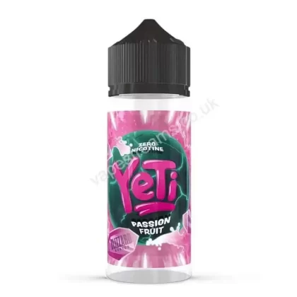 Yeti Blizzard Passion Fruit E-Liquid Shortfill - Vapestreams Co