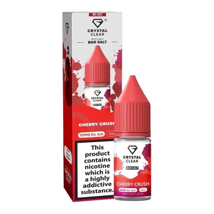 Cherry Crush By Crystal Clear Salt 10ml - Nicotine Strength#20mg (Salt)>10mg (Salt)