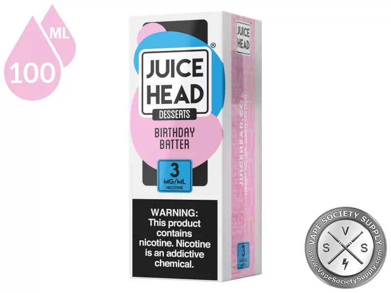 Birthday Batter Juice Head Desserts 100ml - Image 3