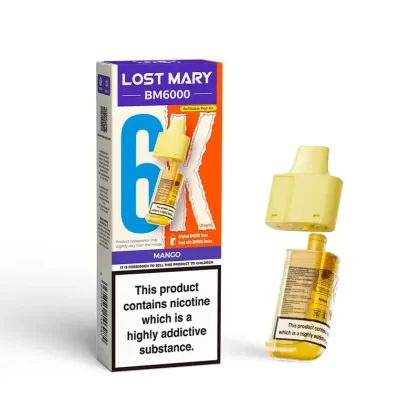 Lost Mary BM6000 Prefilled Pod Mango - Ejuicewarehouse