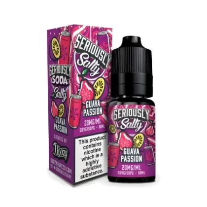 Doozy Salts Seriously Soda Eliquid – Guava Passion