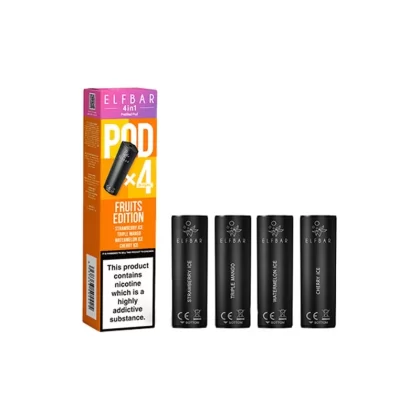 Elf Bar 4in1 Fruits Edition Pods (4 Pack) - Strength#20mg (043A4A)