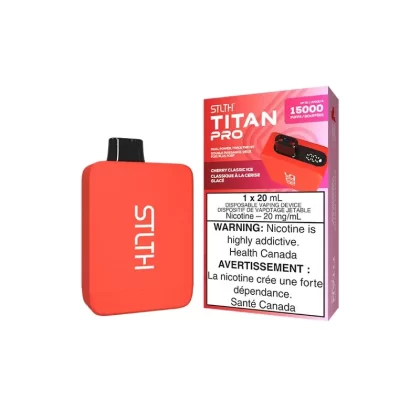 STLTH TITAN PRO DISPOSABLE – CHERRY CLASSIC ICE