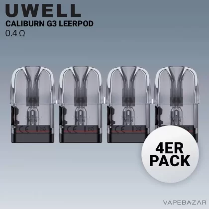 UWELL Caliburn G3 Refillable Pods – 0,4 Ohm - Vape Product (487BD1)