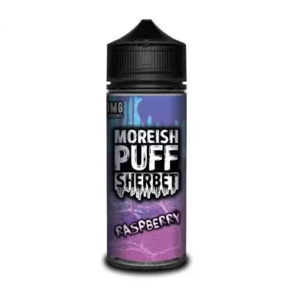 RASPBERRY E LIQUID BY MOREISH PUFF – SHERBET 100ML 70VG