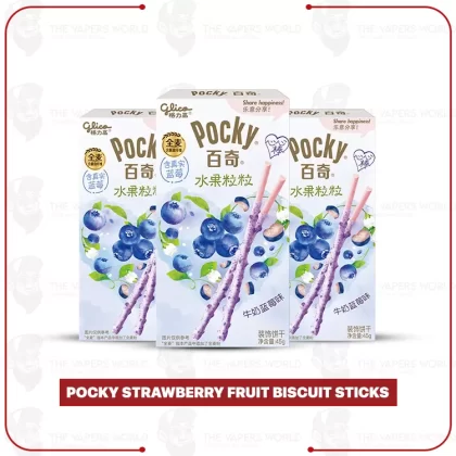Pocky Blueberry Fruit Biscuit Sticks - Thevapersworld