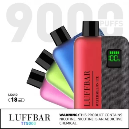 LUFFBAR TT9000 - Strawberry Kiwi - Skullvaping