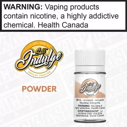 Powder by Indulge Salt - Strength#20 mg/mL 30 mL ONTARIO EXCISE STAMP