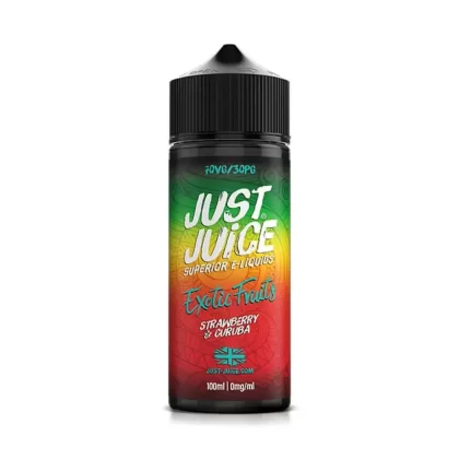 Strawberry & Curuba 100ml E-Liquid Shortfill by Just Juice Exotic Fruits - Vapestreams Co