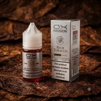 OX PASSION RICH TOBACCO SALT ELIQUID - 50 MG SALT; Vape Product