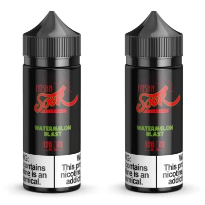 Fresh N Sour Watermelon Blast 2 Bottle Bundle - Vape Product, Vape Product