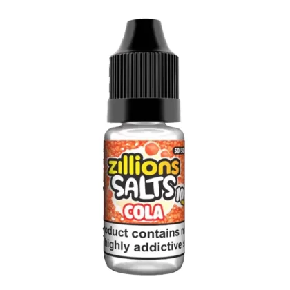 Zillions Salts Cola Nic Salt Vape Juice - 10 Pack - Strength 20mg