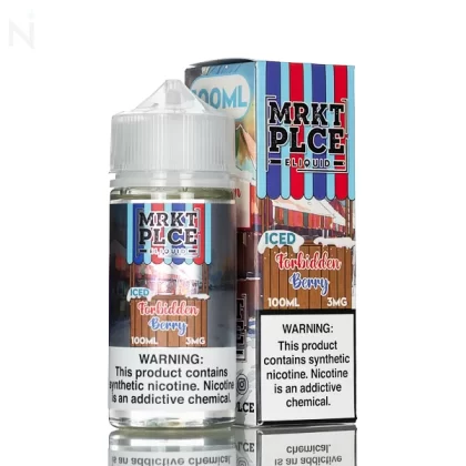 MRKT PLCE E-Liquid - Iced Forbidden Berry - 100mL - 3mg