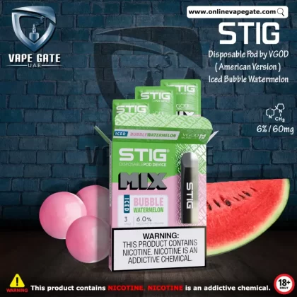 STIG Disposable Pod by VGOD ( American Version ) - Iced Bubble Watermelon