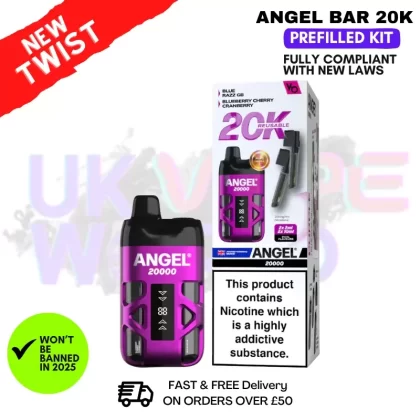 Purple Edition Angel Bar 20K Puff Twist Prefilled Pod Kit
