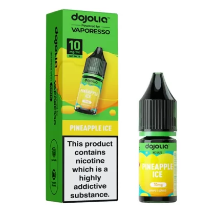 Pineapple Ice Nic Salt E-Liquid by Dojoliq (10ml) - 10mg