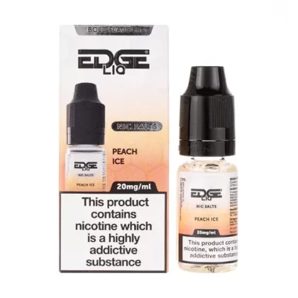 Peach Ice Nic Salt E-Liquid By EDGE Liq - Vape Product, Vape Product