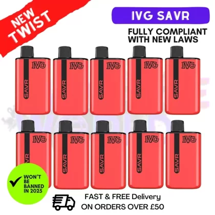 Strawberry Watermelon IVG Savr 3K Puff Box Of 10