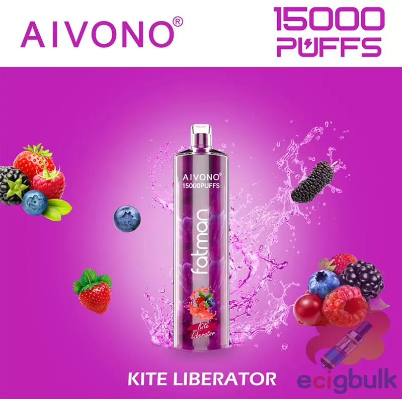 Aivono Fatman 15000 Disposable Vape | 15k Puffs & Rechargeable | 24mL Capacity - Image 3