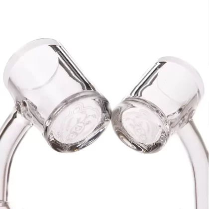 Bear Quartz Banger 25mm V2 Flat - Size#10mm 45 degree>10mm 90 degree>14mm 45 degree>14mm 90 degree