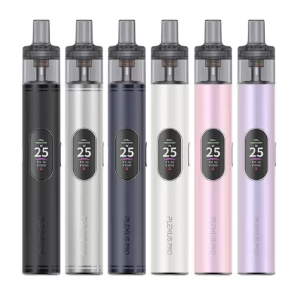 Innokin Plexus Pro Pod System Kit - Sleek and portable; Internal 1350mAh rechargeable battery; 0.87-inch color screen (battery life, output, resistance, puff count)
