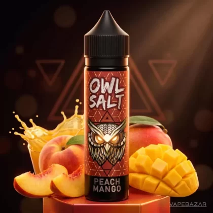 OWL Salt Longfill Peach Mango Aroma 10ml in 60ml - 0 mg/ml / 10 ml / 60 ml